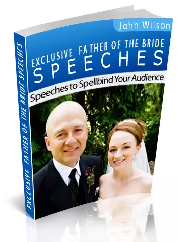 Father of the Bride Speech book
