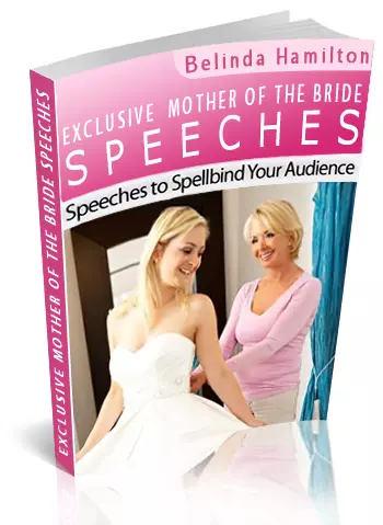 Mother of the Bride Speech book