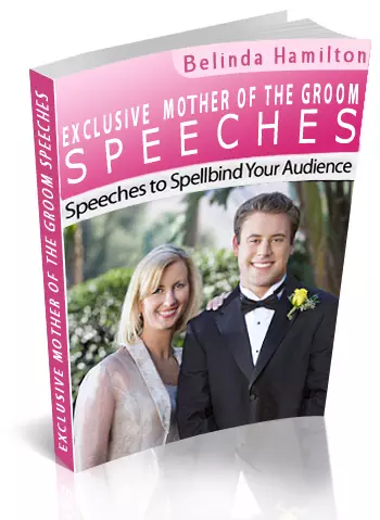 Mother of the Groom Speech book